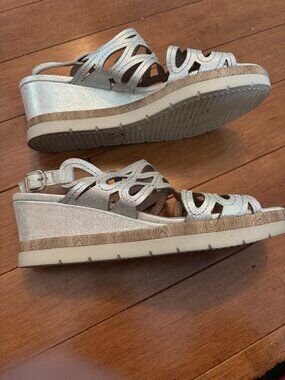 Dorking by Fluchos Leather Sandals Size 9.5 EU 40 Made in Spain